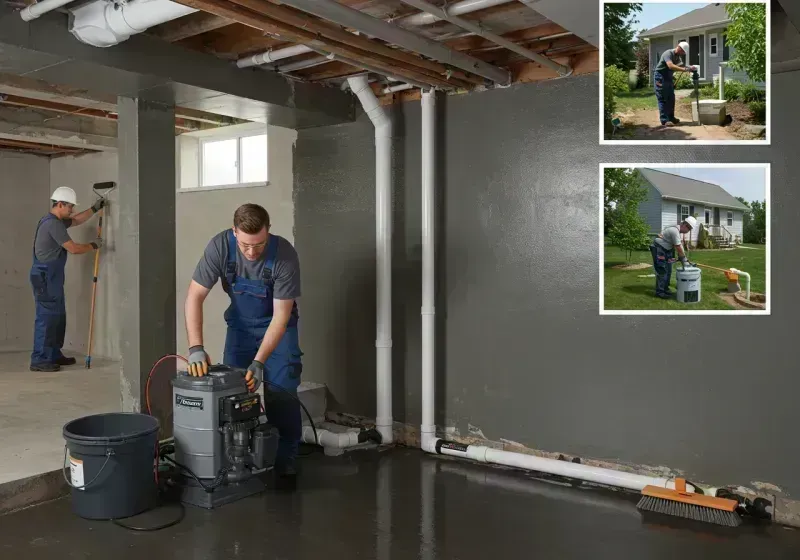 Basement Waterproofing and Flood Prevention process in The Pinery, CO